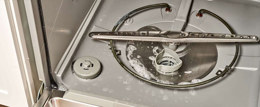 تخلیه نشدن آب ماشین ظرفشویی